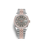 Datejust 36mm, Oystersteel and 18k Everose Gold, Ref# 126281rbr-0029
