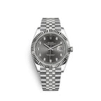 Datejust 41, Stainless Steel and 18k White Gold, 41mm, Ref# 126334-0006