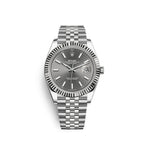 Datejust 41, Stainless Steel and 18k White Gold, 41mm, Ref# 126334-0014