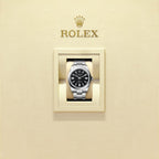Unworn 2025, Oyster Perpetual, Oystersteel 41mm, Black dial, Domed Oyster, Ref# 134300-0008, box and papers