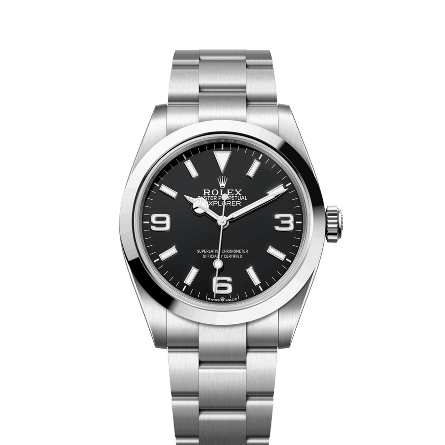 Explorer 40, Oystersteel, 40mm, Ref# 224270-0001