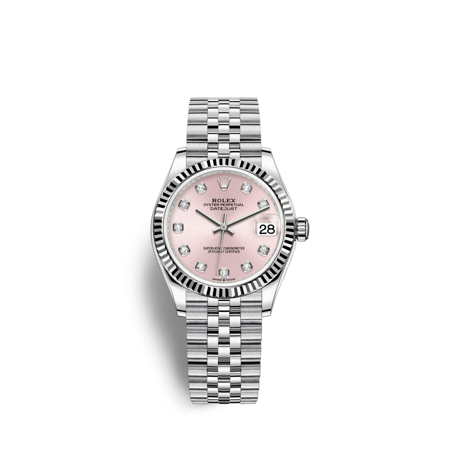 Datejust 31, Oystersteel and 18k White Gold, Ref# 278274-0032