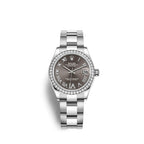 Datejust 31, Oystersteel, 18kt White Gold and diamonds, Ref# 278384RBR-0031