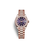 Lady-Datejust 28, 18kt Everose Gold and diamonds, Ref# 279135RBR-0020