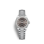 Lady-Datejust 28, Oystersteel and 18k White Gold, Ref# 279384RBR-0017