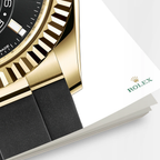Sky-Dweller 42mm, 18k Yellow Gold, Oysterflex, Ref# 326238-0009