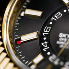 Sky-Dweller 42mm, 18k Yellow Gold, Oysterflex, Ref# 326238-0009