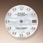 Datejust 31, Oystersteel, 18kt Everose Gold and diamonds, Ref# 278381RBR-0026