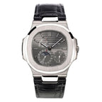 Nautilus Date, Moon Phases Watch, 18k White Gold, 40mm, Ref# 5712G-001