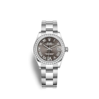 Datejust 31, Oystersteel, 18kt White Gold and diamonds, Ref# 278384RBR-0031
