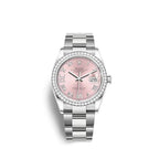Datejust 36 Oystersteel and white gold Ref# 126284RBR-0024