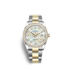 Datejust 36 Oystersteel and yellow gold Ref# 126283RBR-0010