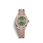 Lady-Datejust 28, 18kt Everose Gold and diamonds, Ref# 279135RBR-0014