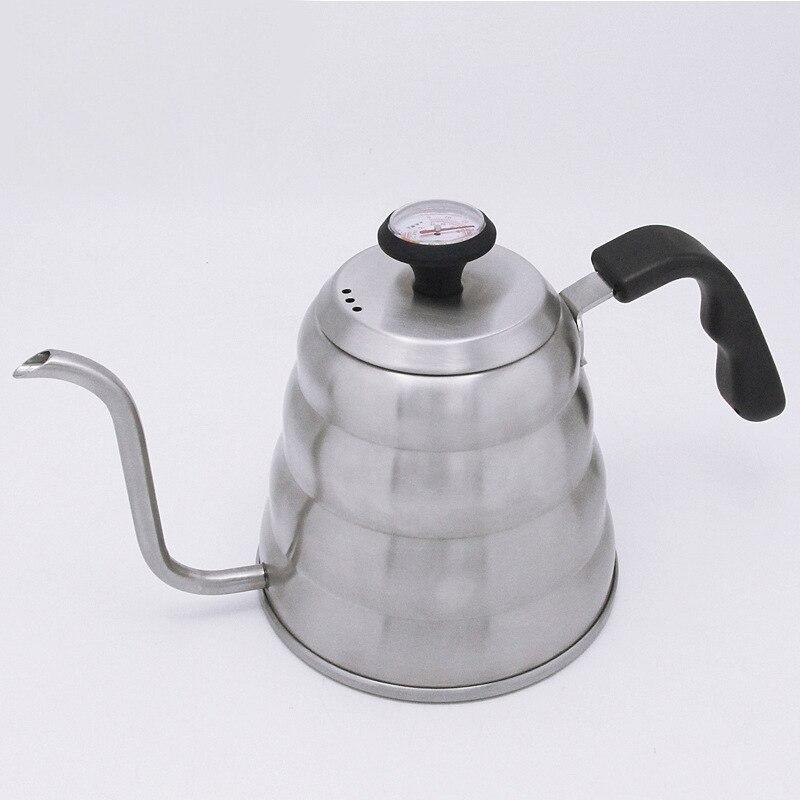 Meelio Pour Over Coffee Kettle 1.2 Liter 40 oz Tea Kettle with Thermometer  for Stove Top Gooseneck Kettle, Stainless Steel Tea Pot Stovetop Teapot for