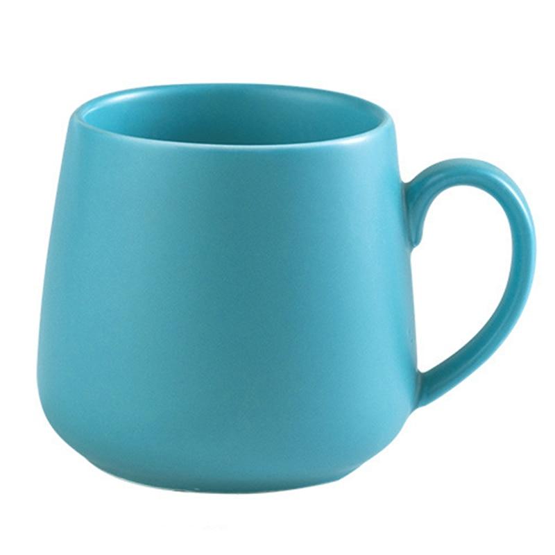 10oz Pure Color Porcelain Ceramic Coffee Mugs Mugs Blue 