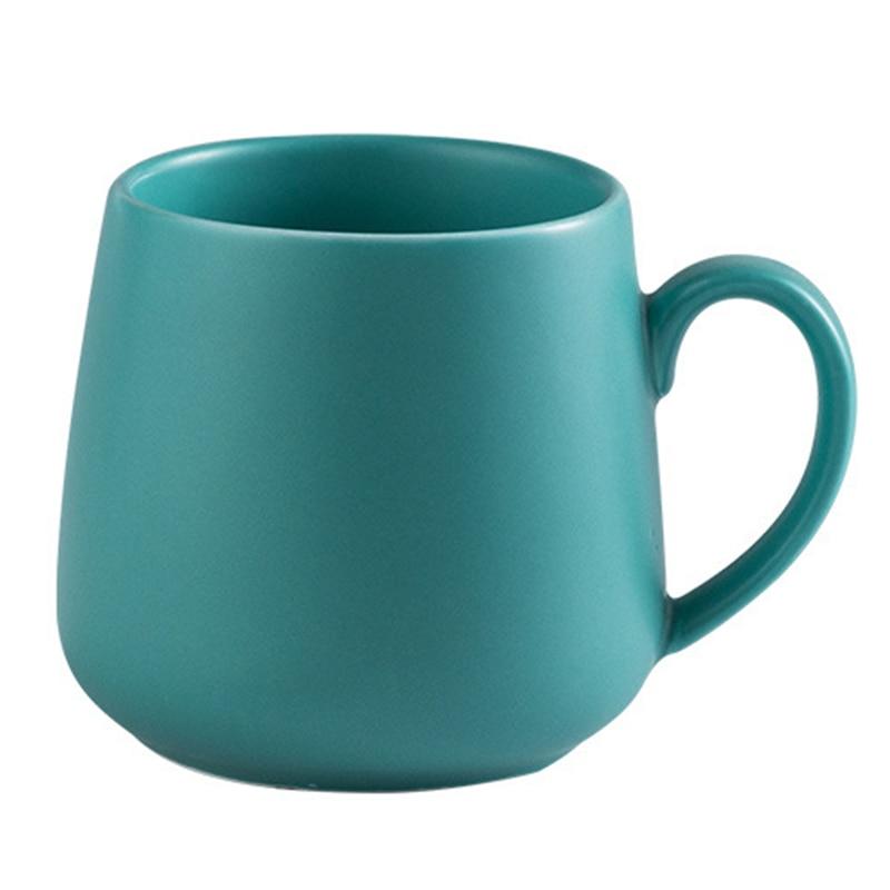10oz Pure Color Porcelain Ceramic Coffee Mugs Mugs Green 