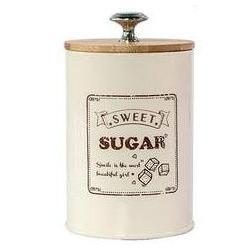 Tea Coffee Sugar Storage Jars Wooden Lid Sealed Metal Canister Tin Jar Storage Bottles & Jars SUGAR 