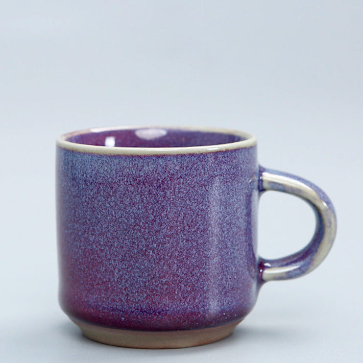 10 ounce ceramic mug classic glaze purple