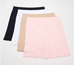 Breezies Cooling Comfort Seamless Long Leg Panty Set of 4