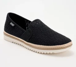 Skechers Bobs Flexpadrille Low Washable Vegan Loafers - Black, 5.5M