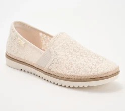 Skechers Bobs Flexpadrille Low Washable Vegan Loafers - Natural, 8M