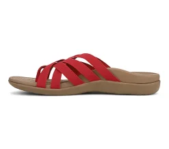 Alternative view of Vionic Woven Stretch Gore Thong Sandals - Tia