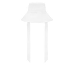 San Diego Hat Co. Cut & Sew UPF 50 Tie Bucket Hat - White