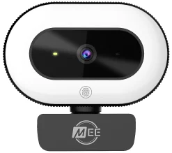 MEE Audio 1080p Autofocus Webcam with LED Ring Light
