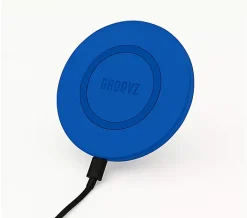 Groovz 15W Wireless Charging Pad - Blue