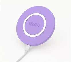 Groovz 15W Wireless Charging Pad - Lavender
