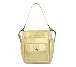 Lug Classic N/S Shoulder Bag with Crossbody Strap - Toss