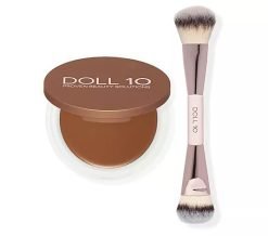 Doll 10 Serum Cream Bronzer with Double Ended Brush