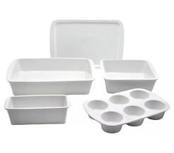 Alternative view of Temp-tations Woodland 5-pc Essential Nestable Bakeware Set
