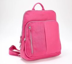 American Leather Co. Cleveland Leather Backpack - Dragon Fruit