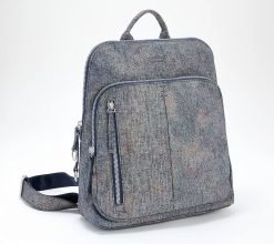 American Leather Co. Cleveland Leather Backpack - Indigo Multi