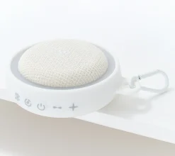 Pop Sonic White Noise Sound Machine with Bluetooth Speaker - White