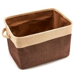Dog Toy Basket - Coffee, 1PCS