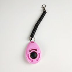 Dog training dog clicker pet supplies - Pink