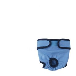 Pet Dog Simple Velcro Physiological Pants - Blue, S