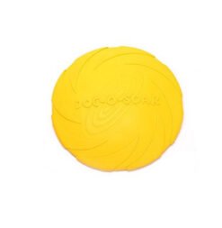 Pet Dog Training Rubber Toys - Yellow, L