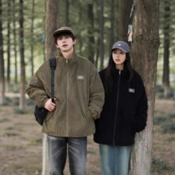 New Winter American-style Corduroy Cotton Coat With A Premium High-end Feel