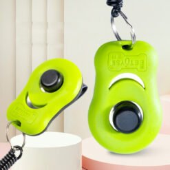 Dog Training Artifact Clicker Tool Equipment - Green