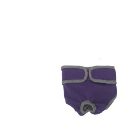 Pet Dog Simple Velcro Physiological Pants - Purple, XS