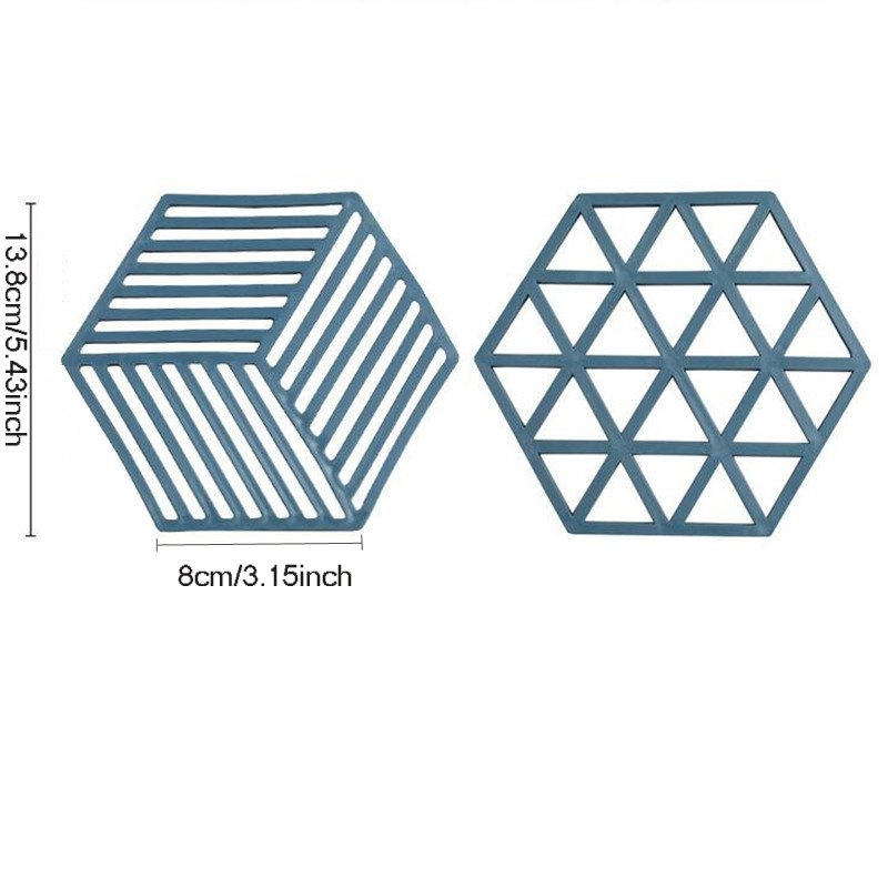 2pcs Nordic Simple Drink Coaster Tableware Pad Stand Mug Cup Mat Insulation Hot Pad Home Necessaire Decor Placemat Silicone Coasters - Image 5