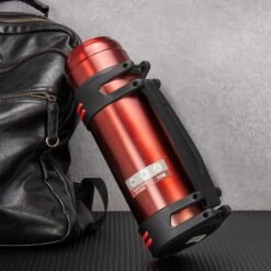 Stainless steel travel portable car insulated kettle - Red, 3000ml