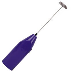 Hand-Held Electric Milk Whisk With Goat's Milk - Purple