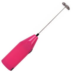 Hand-Held Electric Milk Whisk With Goat's Milk - Pink