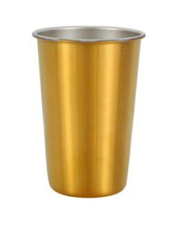 Stainless Steel Coffee Mugs Tumblers Beer Milk Tea Cups Rose Gold Wine Cup Party Travel Camping Cooler Mugs Juice Cup 350 500ML - Golden, 350ml