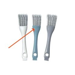 Multi-purpose Double-headed Groove Gap Brushes Gas Cooker Cleaning Brush - Blue