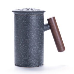 Alternative view of Commercial Japanese Mugs With Wooden Handles